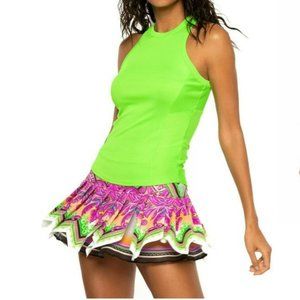 Nwt Lucky In Love RARE Rococo Scarf Tennis Skirt Skort Shorts S Small
